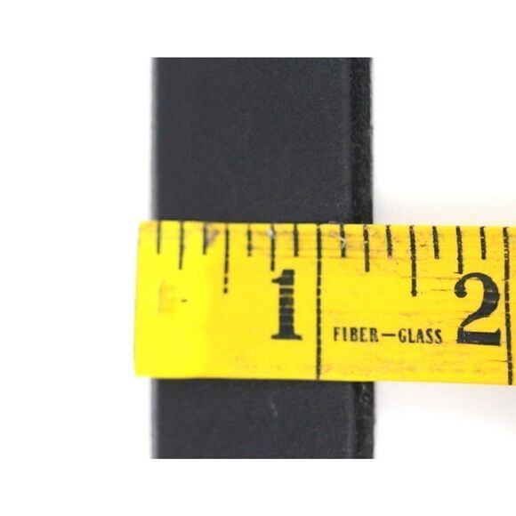 Eddie Bauer BLACK GENUINE LEATHER 1.25"Wd CASUAL DRESS MEN'S BELT Sz 38 (28D - Picture 10 of 15